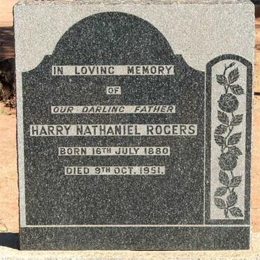 ROGERS Harry Nathaniel 1880-1951