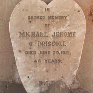 O'DRISCOLL Micheal Jerome -1921