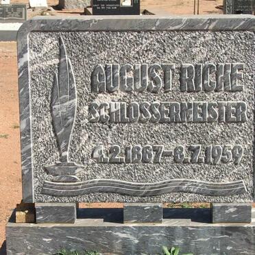SCHLOSSERMEISTER August Ricke 1887-1959
