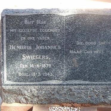 SWIEGERS Hendrik Johannes 1879-1943