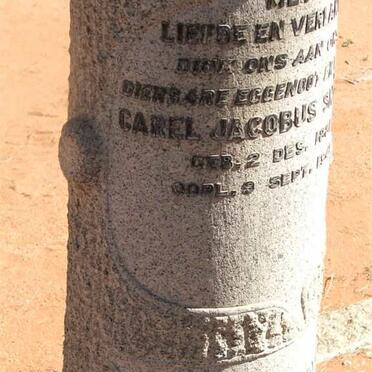 SNYMAN Carel Jacobus 1881-1940