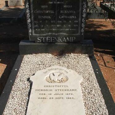 STEENKAMP Christoffel Hendrik 1872-1924 &amp; Susanna Catharina 1881-1974