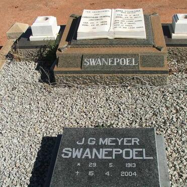 SWANEPOEL Christiaan Hendrik Jacobus 1869-1952 &amp; Anna Stevesina MEYER 1874-1954 :: SWANEPOEL J.G. Meyer 1913-2004