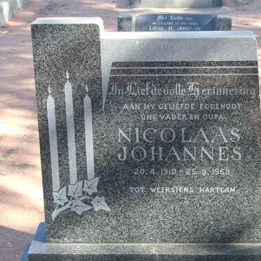 SWIEGERS Nicolaas Johannes 1910-1969