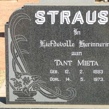 STRAUSS Mieta 1883-1973