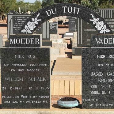 TOIT Jacob Casper Kruger, du 1885-1970 &amp; Willem Schalk 1891-1965