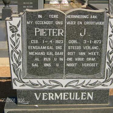 VERMEULEN Pieter J. 1923-1973