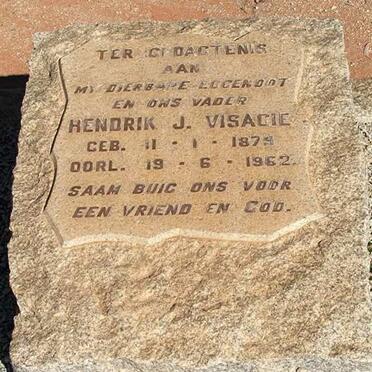 VISAGIE Hendrik J. 1879-1962