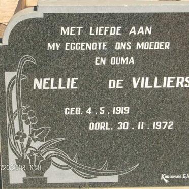 VILLIERS Nellie, de 1919-1972