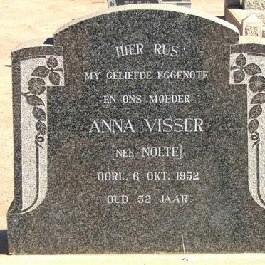 VISSER Anna nee NOLTE -1952