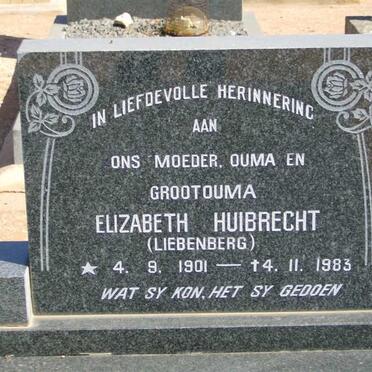 VISSER Willem Jacobus 1887-1978 &amp; Elizabeth Huibrecht LIEBENBERG 1901-1983