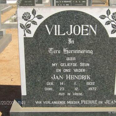 VILJOEN Jan Hendrik 1932-1972