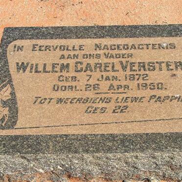 VERSTER Willem Carel 1872-1950