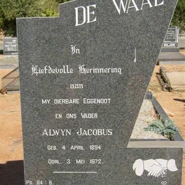 WAAL Alwyn Jacobus, de 1894-1972