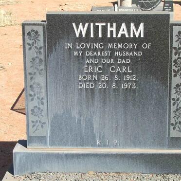 WITHAM Eric Carl 1912-1973
