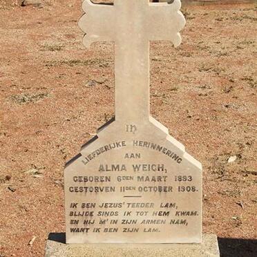 WEICH Alma 1893-1908