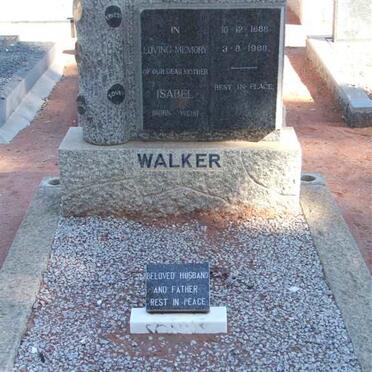WALKER Isabel nee WEISS 1888-1966 :: WALKER Sonny :: WALKER Christiaan George 1918-1988