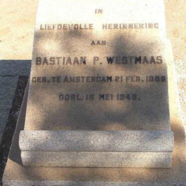 WESTMAAS Bastiaan P. 1888-1949