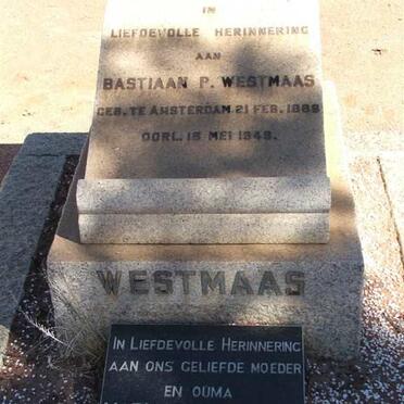 WESTMAAS Bastiaan P. 1888-1949 &amp; Maria Magdalena 1901-1983