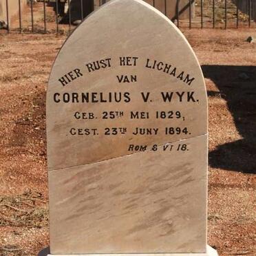 WYK Cornelius, v. 1829-1894