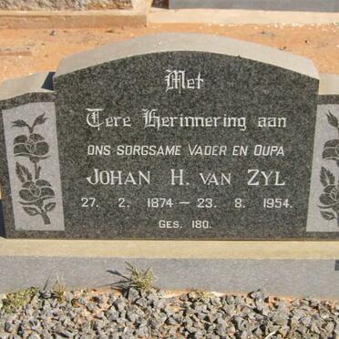 ZYL Johan H., van 1874-1954