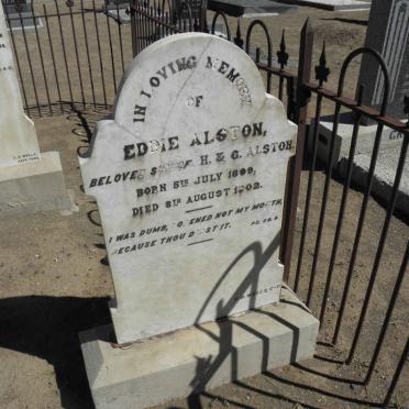 ALSTON Eddie 1899-1902