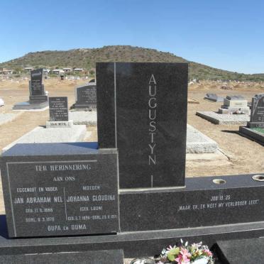 AUGUSTYN Jan Abraham Nel 1888-1970 &amp; Johanna Gloudina LOUW 1896-1971