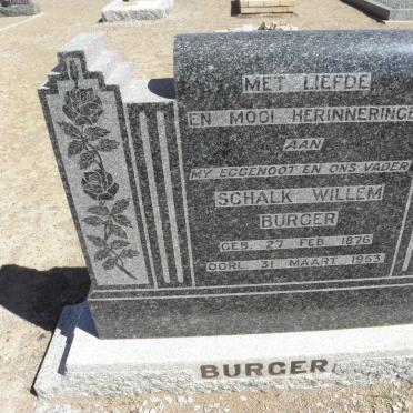 BURGER Schalk Willem 1876-1953