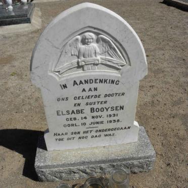 BOOYSEN Elsabe 1931-1938