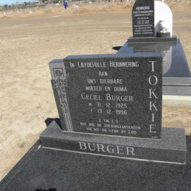 BURGER Ceciel 1925-1996