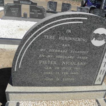 BOTHA Pieter Nicolaas 1911-1960