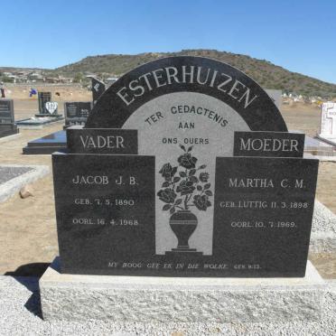 ESTERHUIZEN Jacob J.B. 1890-1968 &amp; Martha C.M. 1898-1969