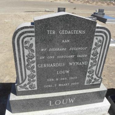 LOUW Gerhardus Wynand 1903-1959