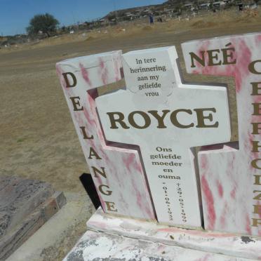 LANGE Royce, de nee OBERHOLZER 1932-1999