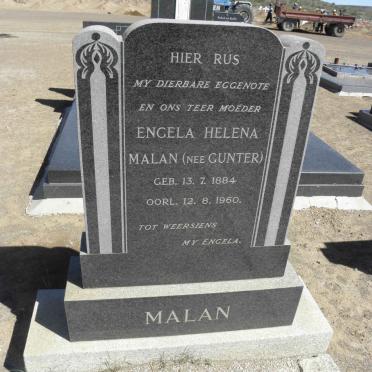 MALAN Engela Helena nee GUNTER 1884-1960