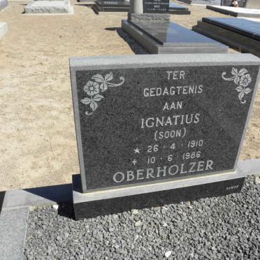 OBERHOLZER Ignatius 1910-1986