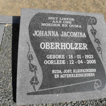 OBERHOLZER Johanna Jacoba 1923-2005