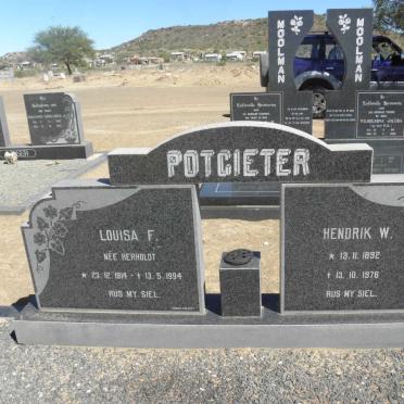 POTGIETER Hendrik H. 1892-1976 &amp; Louisa F. HEROLDT 1914-1994