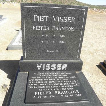 VISSER Pieter Francois 1903-1984 :: VISSER Pieter Francois 1974-1998