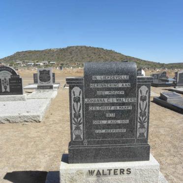 WALTERS Johanna C.I. nee GREEFF 1873-1951