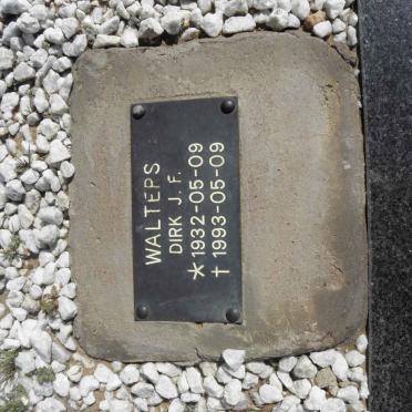 WALTERS Dirk J.F. 1932-1993