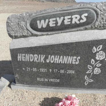 WEYERS Hendrik Johannes 1931-2004