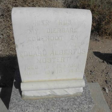 MOSTERT Eduard Albertus 1891-1948