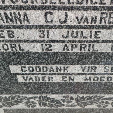 RENSBURG Johanna C.J., van 1859-1947