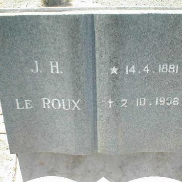 ROUX J.H., le 1881-1956