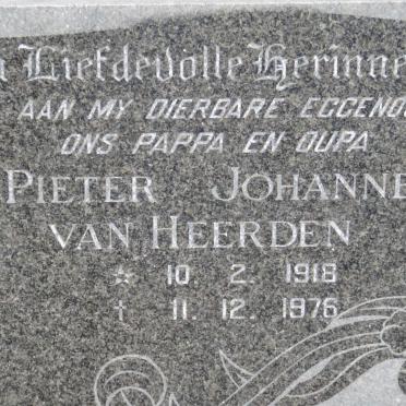 HEERDEN Pieter Johannes, van 1918-1976