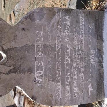 HUMAN Christina Maria Vransina Sovia nee JOOSTE 1875-1908