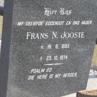 JOOSTE Frans N. 1895-1974