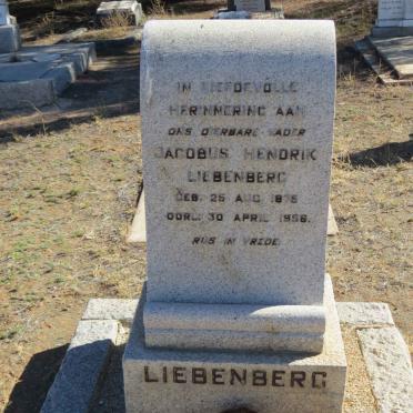 LIEBENBERG Jacobus Hendrik 1875-1956
