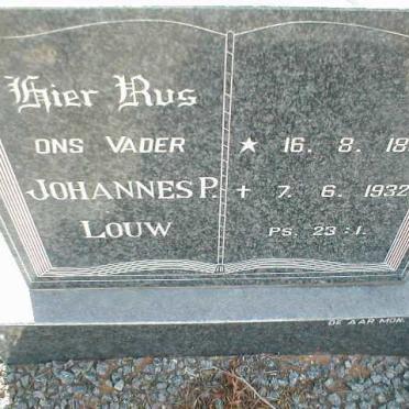 LOUW Johannes P. 1881-1932